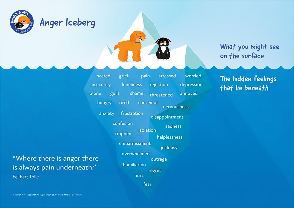 Anger Iceberg Poster