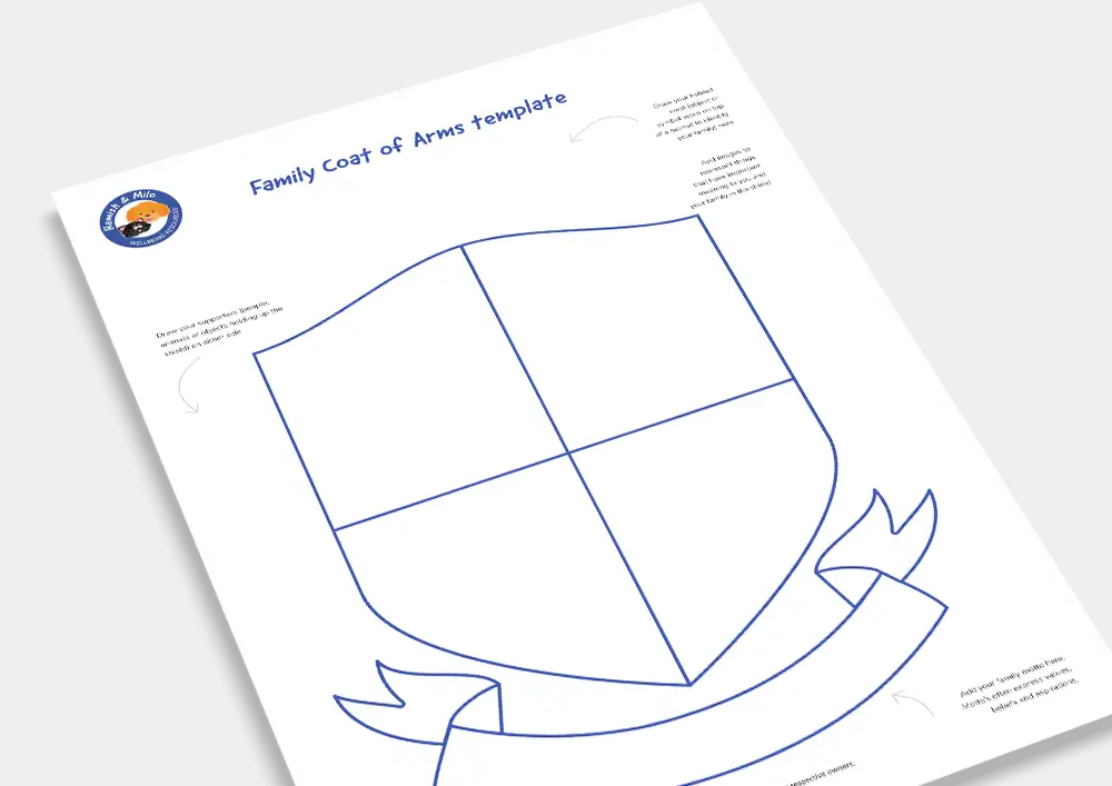 Family coat of arms template
