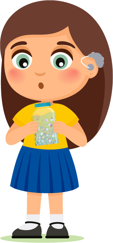 Glitter Jar Deaf Girl Foundation