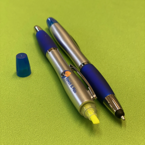 Hamish and Milo Pen with Highlighter