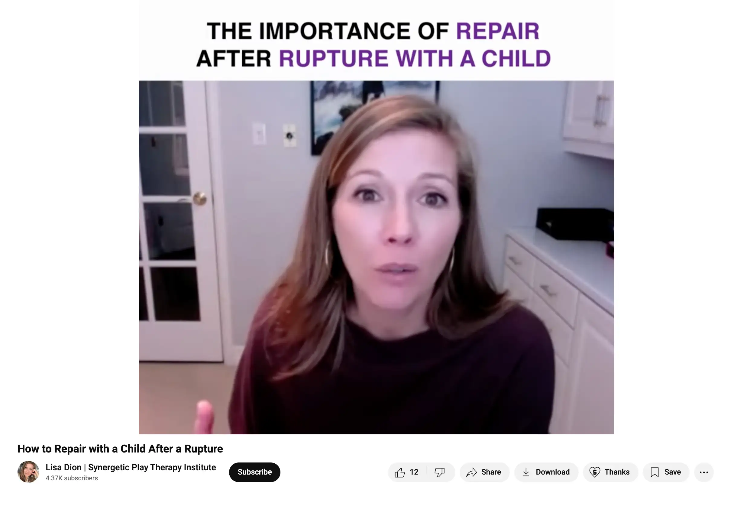 How to repair with a child after a rupture