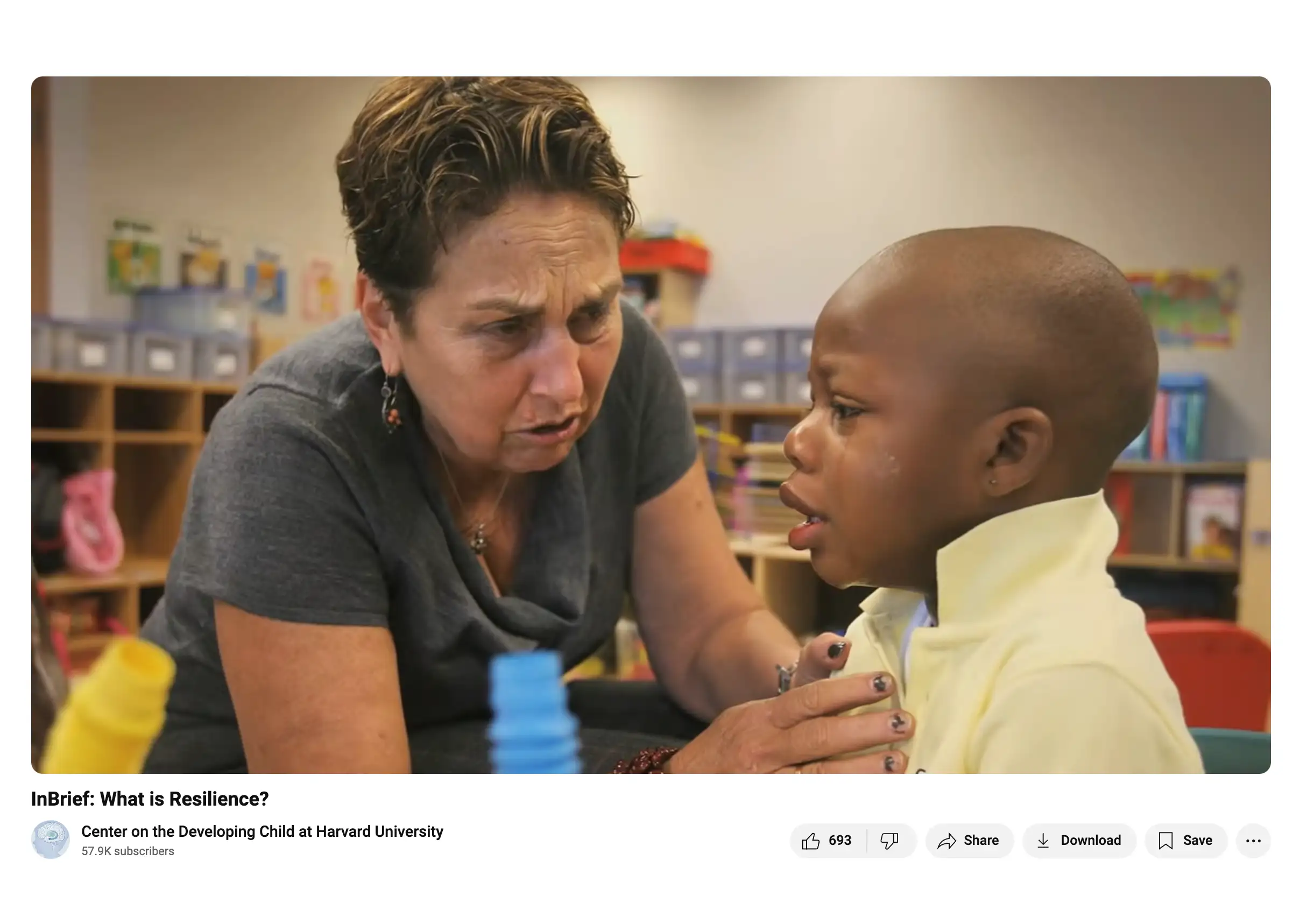 InBrief What is resilience Video by the Center on the Developing Child at Harvard University