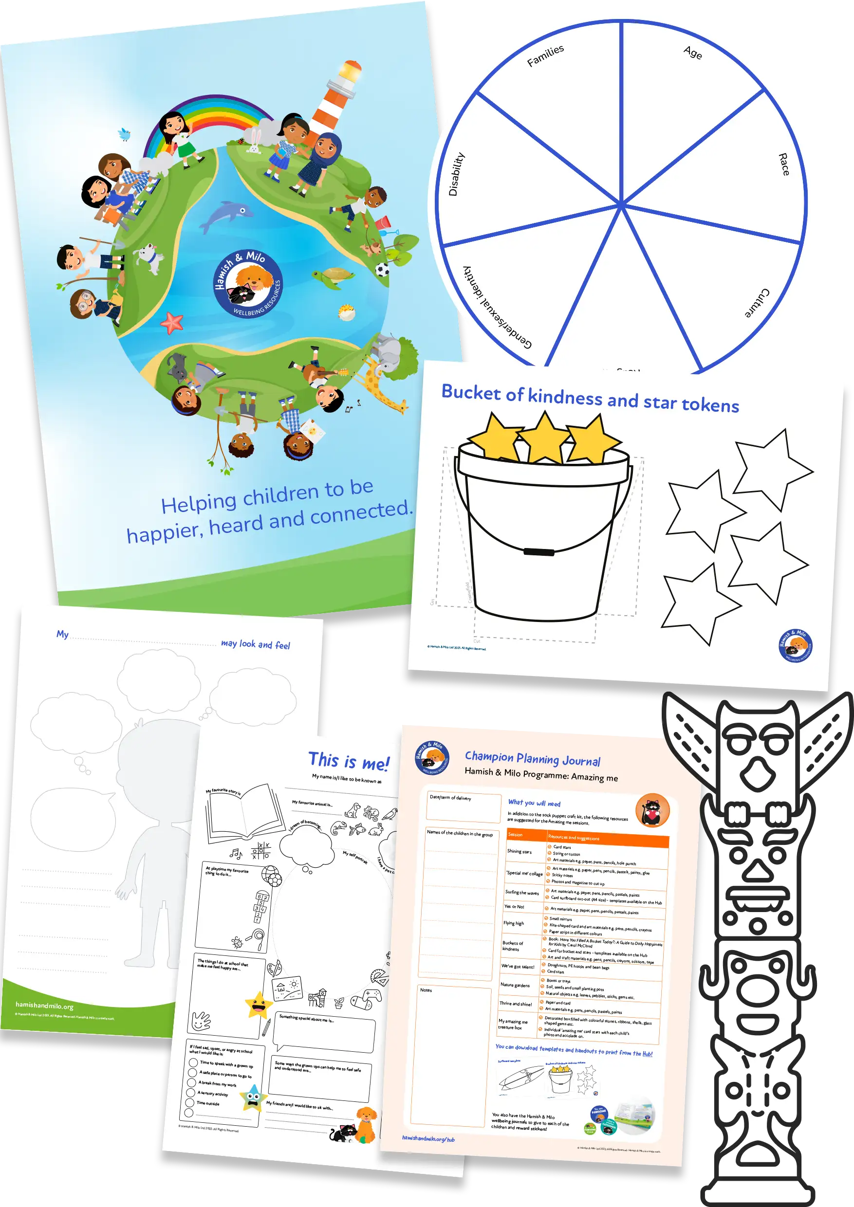 Resource Hub Hamish & Milo free resources