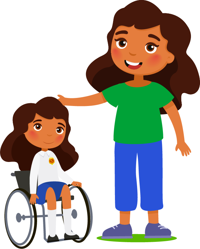 girl in wheelchair